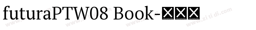 futuraPTW08 Book字体转换 futuraPTW08 Book字体转换